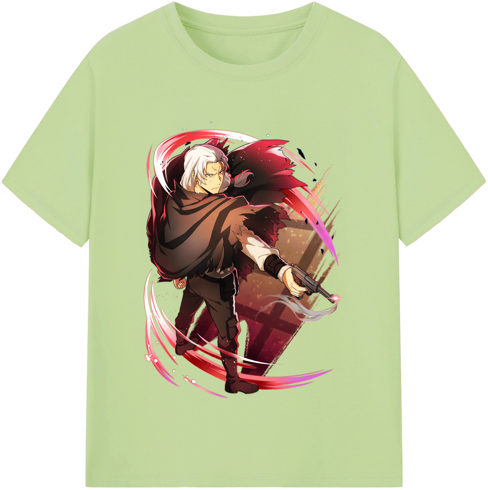 （画像用） 文豪ストレイドッグス Bungo Stray Dogs 綿100％半袖Tシャツ（フロントプリント）